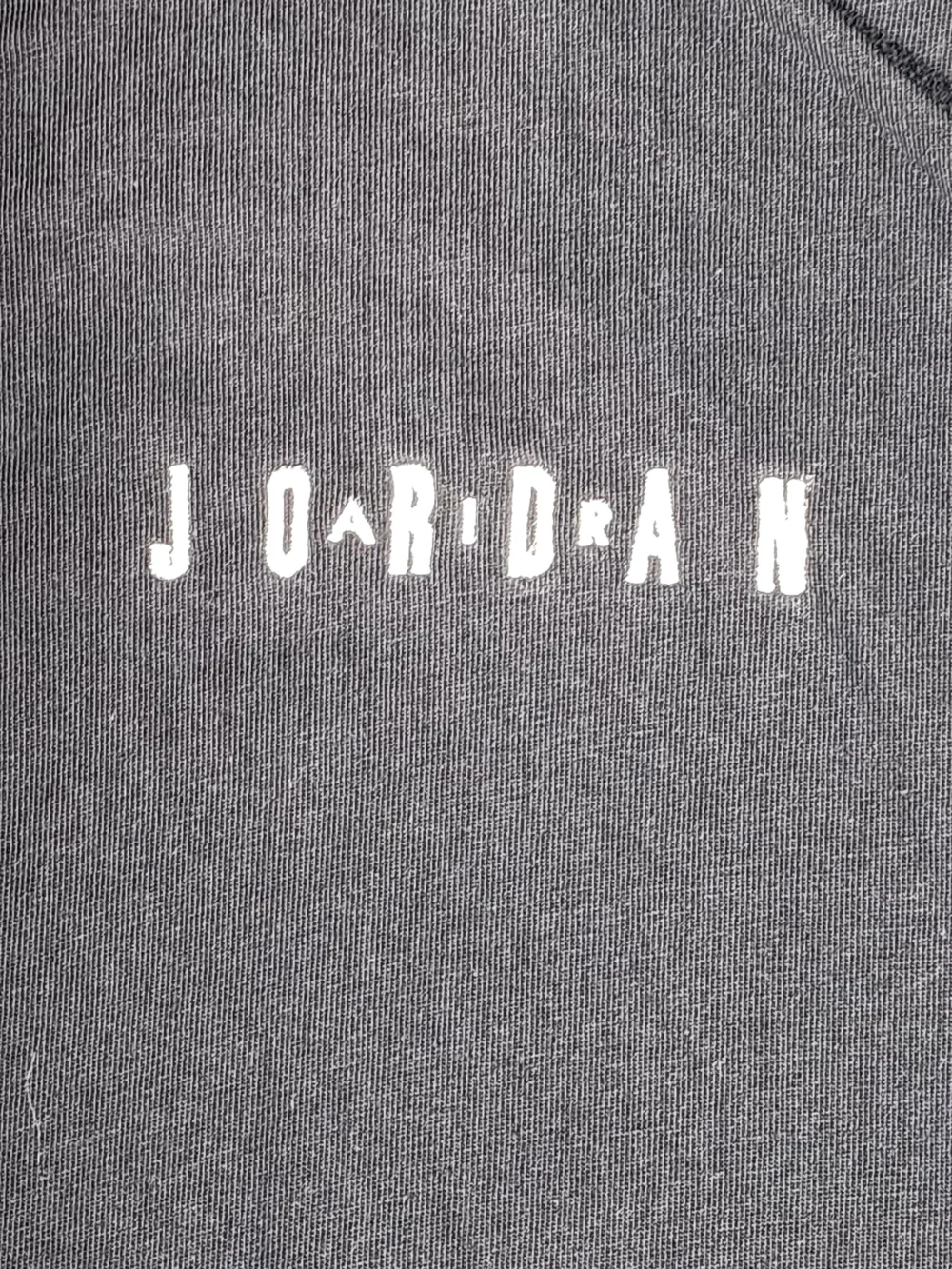 Jordan Black Short Sleeve Tee with Small Center Logo